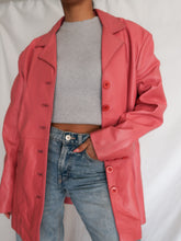 Load image into Gallery viewer, "Flamingo" leather jacket