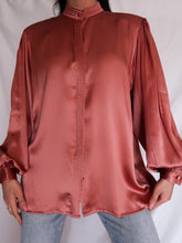 Load image into Gallery viewer, "Boudoir" silk shirt
