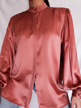 Load image into Gallery viewer, "Boudoir" silk shirt