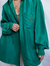 Load image into Gallery viewer, "Jade" silk shirt