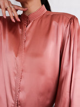 Load image into Gallery viewer, "Boudoir" silk shirt