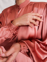 Load image into Gallery viewer, "Boudoir" silk shirt