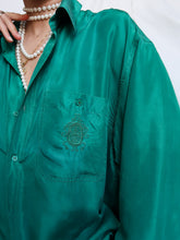 Load image into Gallery viewer, "Jade" silk shirt