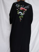 Load image into Gallery viewer, "Yukari" black kimono