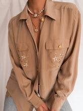 Load image into Gallery viewer, "Star" silk shirt