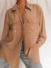 Load image into Gallery viewer, "Star" silk shirt