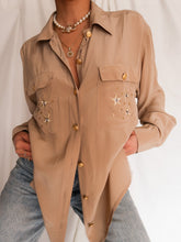 Load image into Gallery viewer, "Star" silk shirt