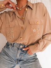 Load image into Gallery viewer, "Star" silk shirt