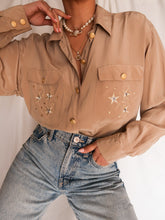 Load image into Gallery viewer, "Star" silk shirt