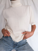 Load image into Gallery viewer, "Snow" knitted tee