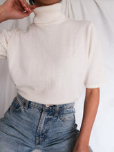 Load image into Gallery viewer, "Snow" knitted tee