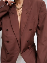 Load image into Gallery viewer, DESTOCK brown blazer