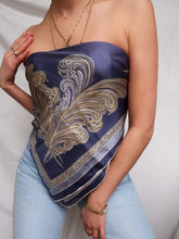 Load image into Gallery viewer, "Feather" silk scarf