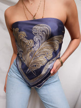 Load image into Gallery viewer, "Feather" silk scarf