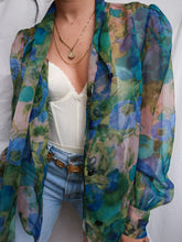 Load image into Gallery viewer, "Peonies" blouse