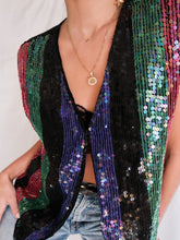 Load image into Gallery viewer, "Glory" sequin gilet