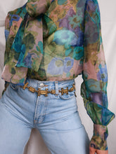 Load image into Gallery viewer, "Peonies" blouse