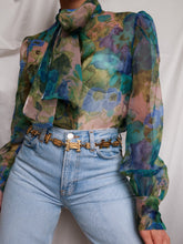 Load image into Gallery viewer, "Peonies" blouse
