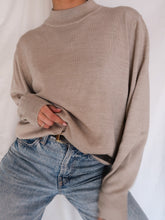 Load image into Gallery viewer, "Greige" merino wool jumper