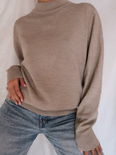 Load image into Gallery viewer, "Greige" merino wool jumper