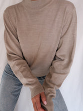 Load image into Gallery viewer, "Greige" merino wool jumper