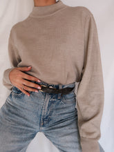 Load image into Gallery viewer, "Greige" merino wool jumper