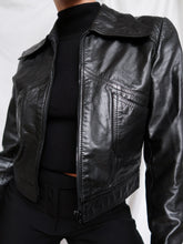Load image into Gallery viewer, 70' leather jacket