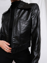 Load image into Gallery viewer, 70' leather jacket
