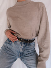Load image into Gallery viewer, "Greige" merino wool jumper