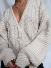 Load image into Gallery viewer, "Courchevel" knitted cardigan
