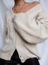 Load image into Gallery viewer, "Courchevel" knitted cardigan