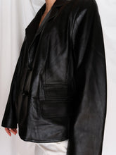 Load image into Gallery viewer, "Noor" leather blazer