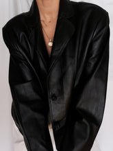 Load image into Gallery viewer, "Noor" leather blazer