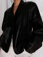 Load image into Gallery viewer, "Noor" leather blazer