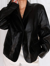 Load image into Gallery viewer, "Noor" leather blazer