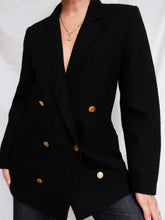 Load image into Gallery viewer, "Rita" black blazer