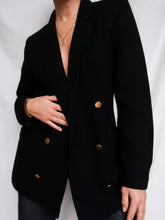Load image into Gallery viewer, "Rita" black blazer