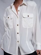 Load image into Gallery viewer, "Nina" Ivory blouse