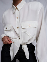 Load image into Gallery viewer, "Nina" Ivory blouse