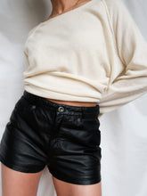 Load image into Gallery viewer, vintage leather shorts