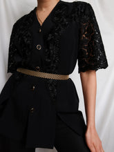 Load image into Gallery viewer, "Donna" black vest