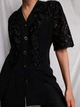 Load image into Gallery viewer, "Donna" black vest