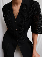Load image into Gallery viewer, "Donna" black vest