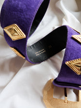 Load image into Gallery viewer, HERVE MASSON suede leather belt