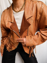 Load image into Gallery viewer, "Emilia" leather jacket