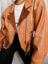 Load image into Gallery viewer, "Emilia" leather jacket