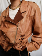 Load image into Gallery viewer, "Emilia" leather jacket