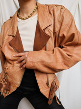 Load image into Gallery viewer, "Emilia" leather jacket
