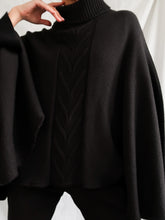 Load image into Gallery viewer, "Chamonix" knitted poncho