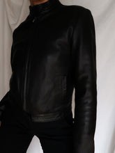 Load image into Gallery viewer, "Mao" leather jacket